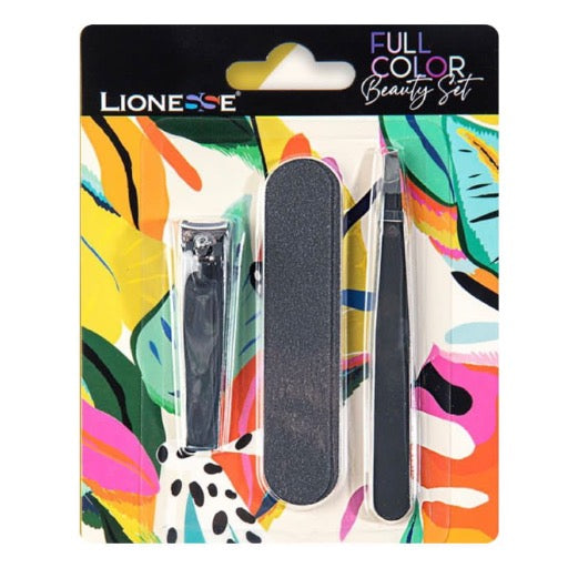 Lionesse Full Color Beauty Set | لايونس مجموعة أدوات للعناية بالأظافر