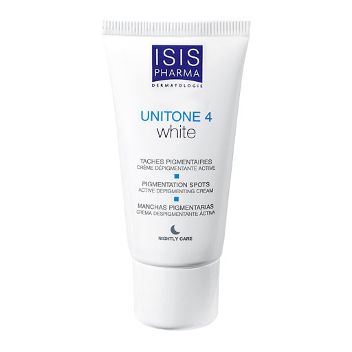 ISIS PHARMA Unitone 4 Whit Active depigmenting cream 30ml | ايزس فارما كريم ليلي للتصبغات - 30 مل