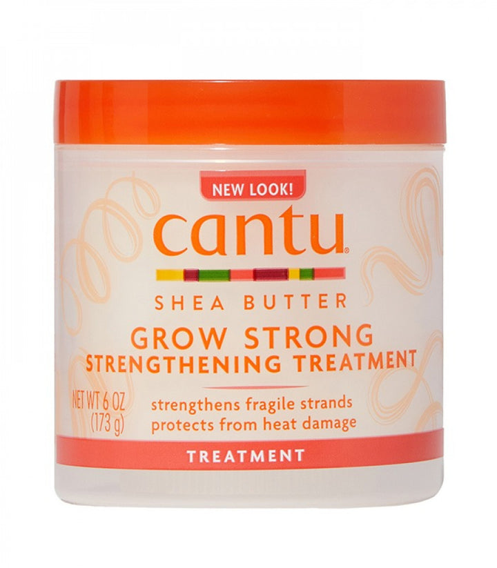 Cantu Shea Butter Grow Strong Strengthening Treatment - 173g | كانتو كريم لعلاج الشعر بزبدة الشيا للشعر التالف والجاف - 173 غرام