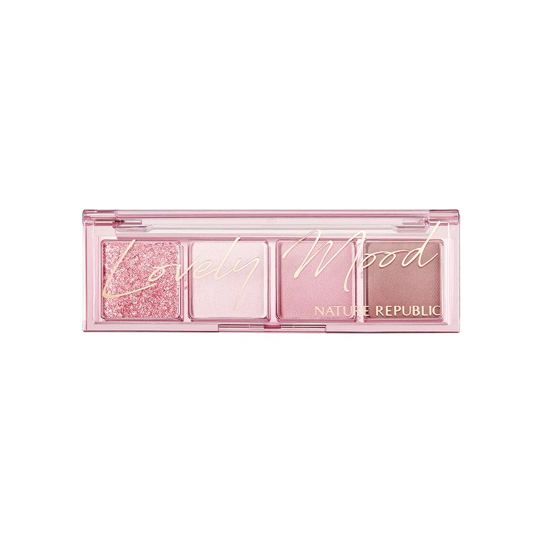 Nature Republic Paletta 03 Cool Pink Lovely Mood - 2.7 g | نيتشر ريببلك باليت اي شادو لوفلي مود - 2.7 غ