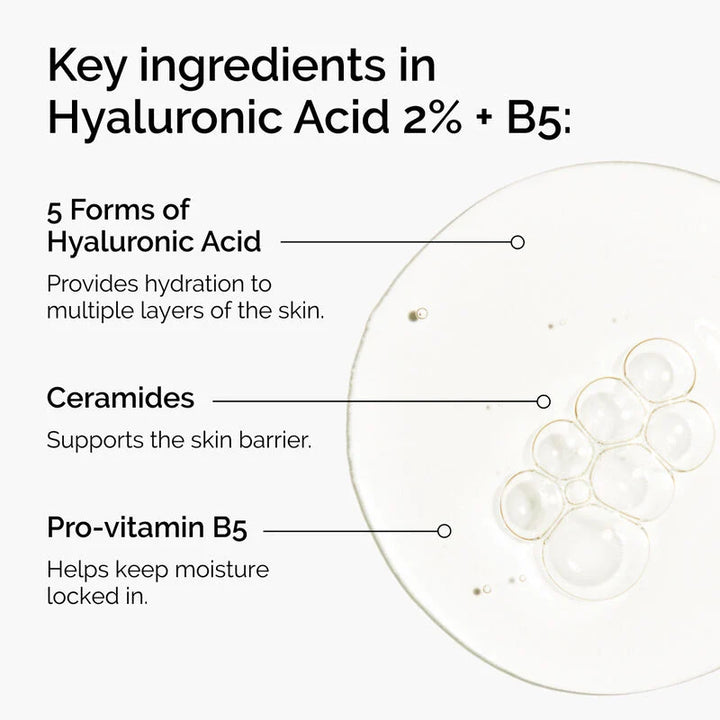 The Ordinary Hyaluronic Acid 2% + B5| ذا أورديناري سيروم هيالورنيك اسيد2%