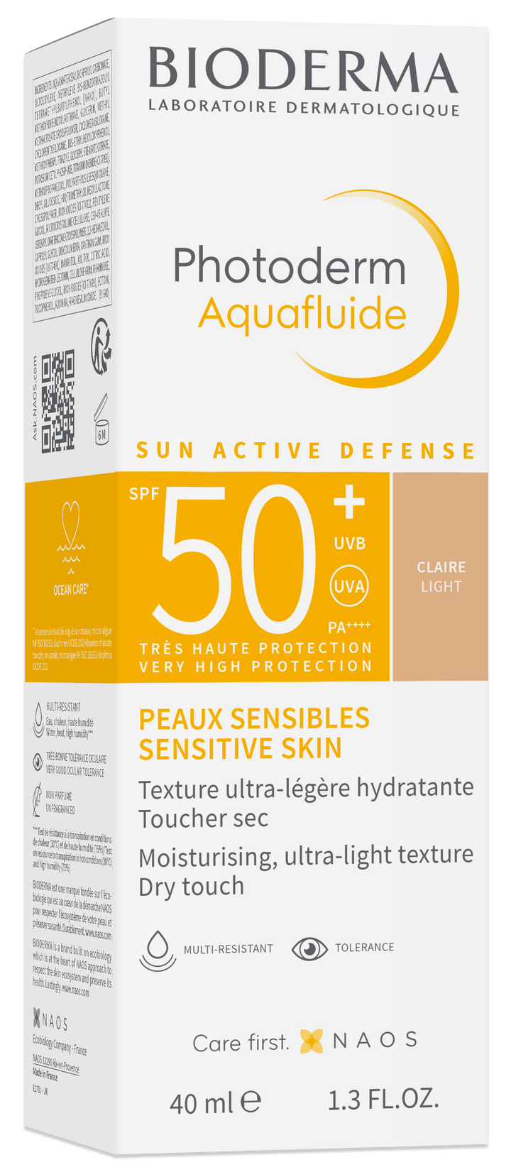 Bioderma Photoderm Aquafluide SPF50+ | بيوديرما واقي شمسي بعامل حماية 50 للبشرة الدهنية