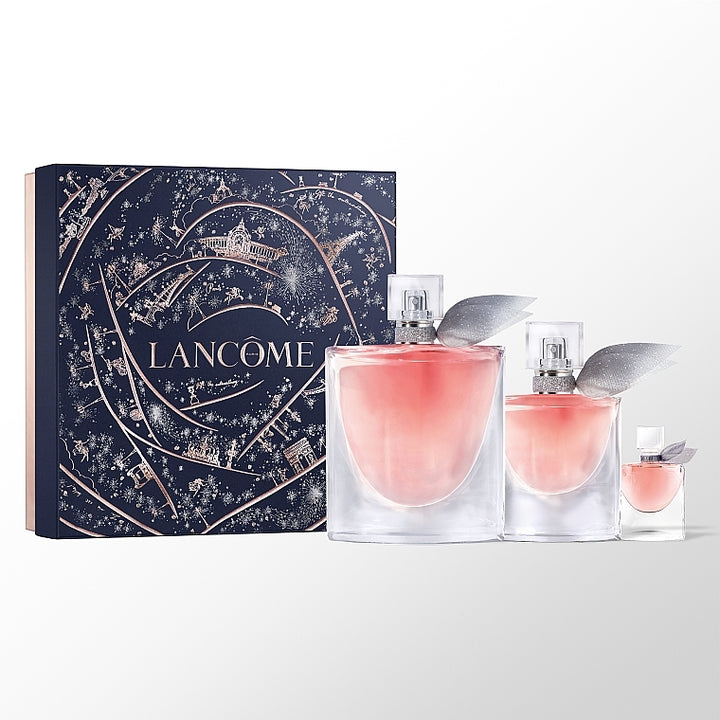 SET Lancome La vie este Belle EDP 100ml + 30ml + 4ml | سيت عطر لانكوم لا في إي بيل للنساء