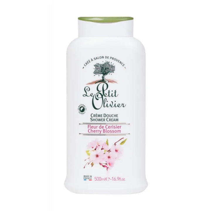 Le Petit Olivier Shower Cream Cherry Blossom  - 500ml | لو بيتي أوليفييه كريم استحمام برائحة الكرز - 500 مل