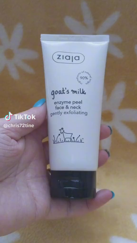 Ziaja Goat's Milk Enzyme Peel Face & Neck - 75ml | جايا مقشر الأنزيمات للوجه - 75 مل
