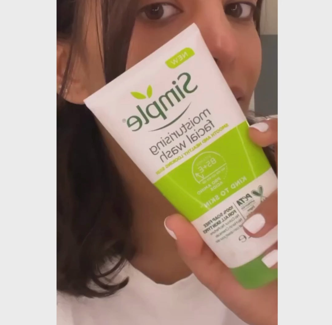 Simple Kind to Skin Moisturising Face Wash - 150ml | سمبل غسول مرطب للوجه - 150 مل