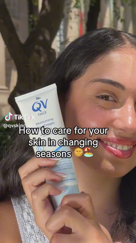 QV Moisturizing Face Cream SPF 30 - 75g | كيو في كريم مرطب مع spf30 - 75 غرام