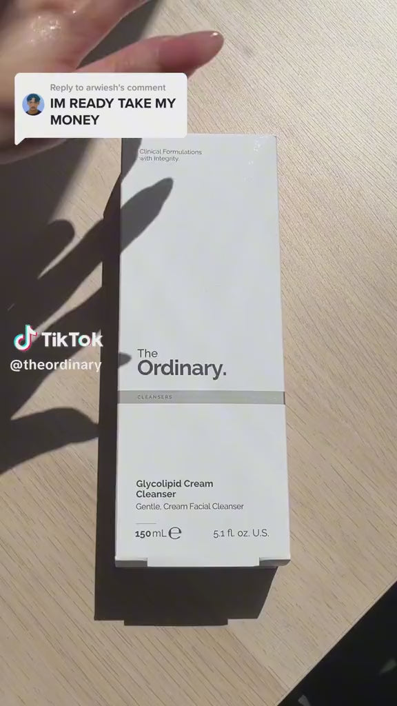 The ordinary Glycolipid Cream Cleanser - 150ml | ذا اورديناري غسول كريمي غلايكو ليبيد - 150 مل