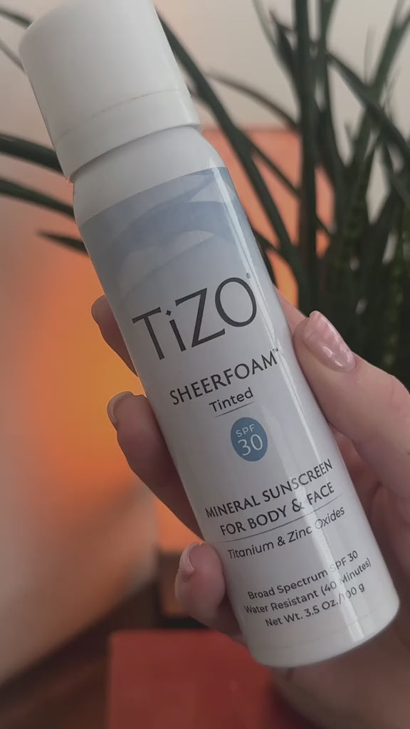 TIZO sheerfoma tinted spf 30 - 100g | تايزو واقي شمسي فيزيائي ملون للوجه و الجسم spf30 - 100 غرام