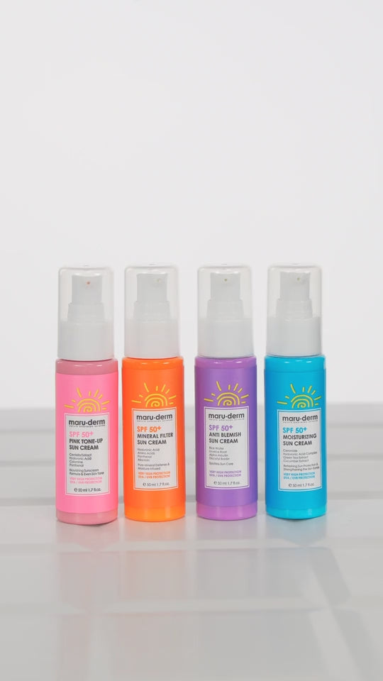 maru.derm pink tone-up sun cream spf 50 - 50ml | مارو.ديرم واقي شمسي spf50 - 50 مل