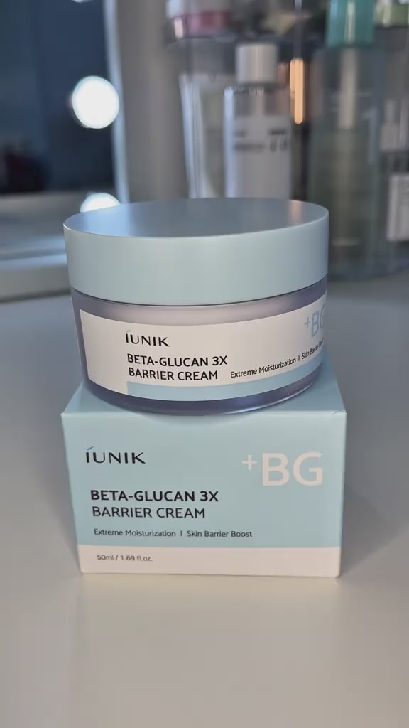 IUNIK Beta Glucan 3X Barrier Cream - 50ml | ايونيك كريم للوجه بيتا جلوكان - 50 مل