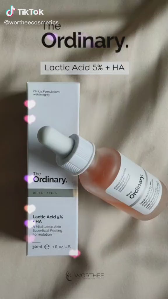 The Ordinary Lactic Acid 5% + HA - 30ml | ذا اورديناري سيروم لاكتيك اسيد 5% مع هيالورونيك اسيد - 30 مل