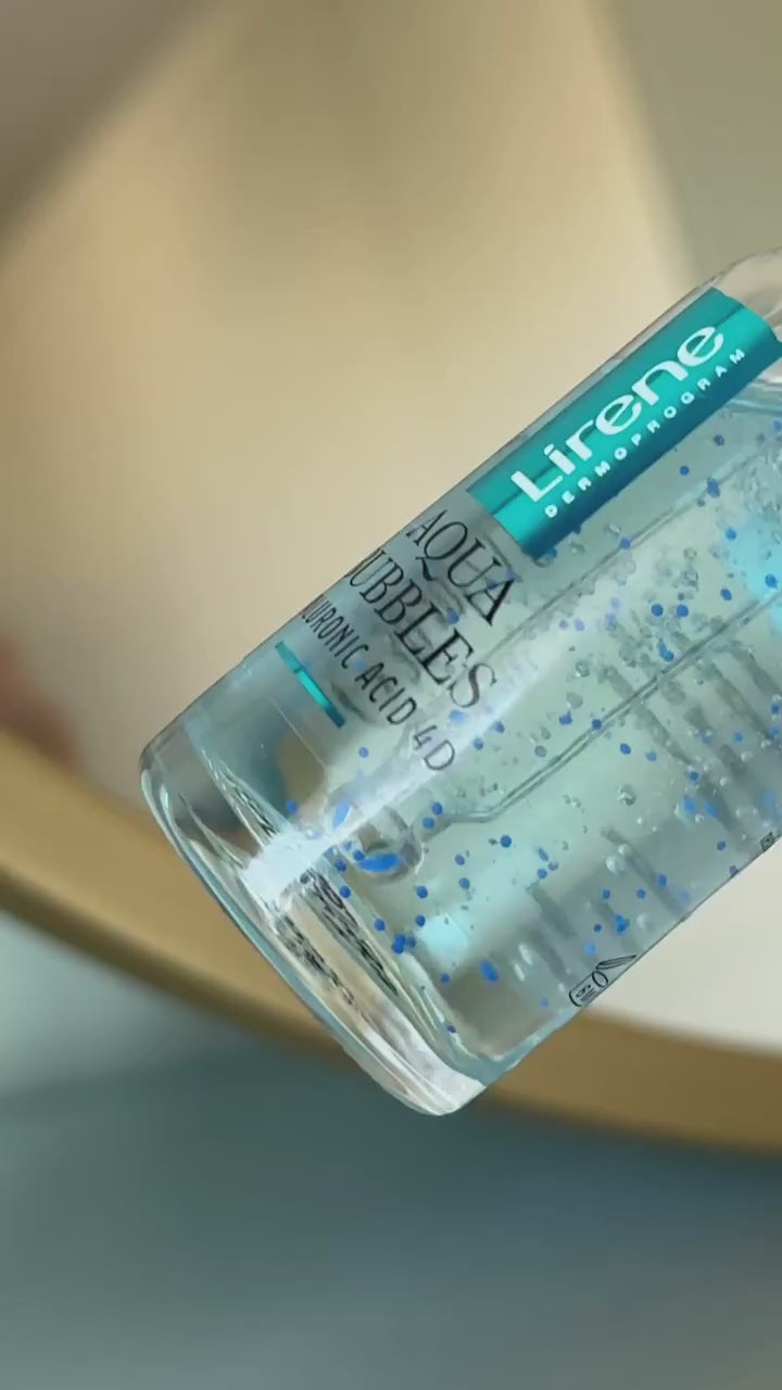 Lirene Aqua Bubbles Hyaluronic Acid 4D Hydroserum - 50ml | ليرين أكوا بابلز هايدرو سيروم بالهيالورونيك اسيد - 50 مل