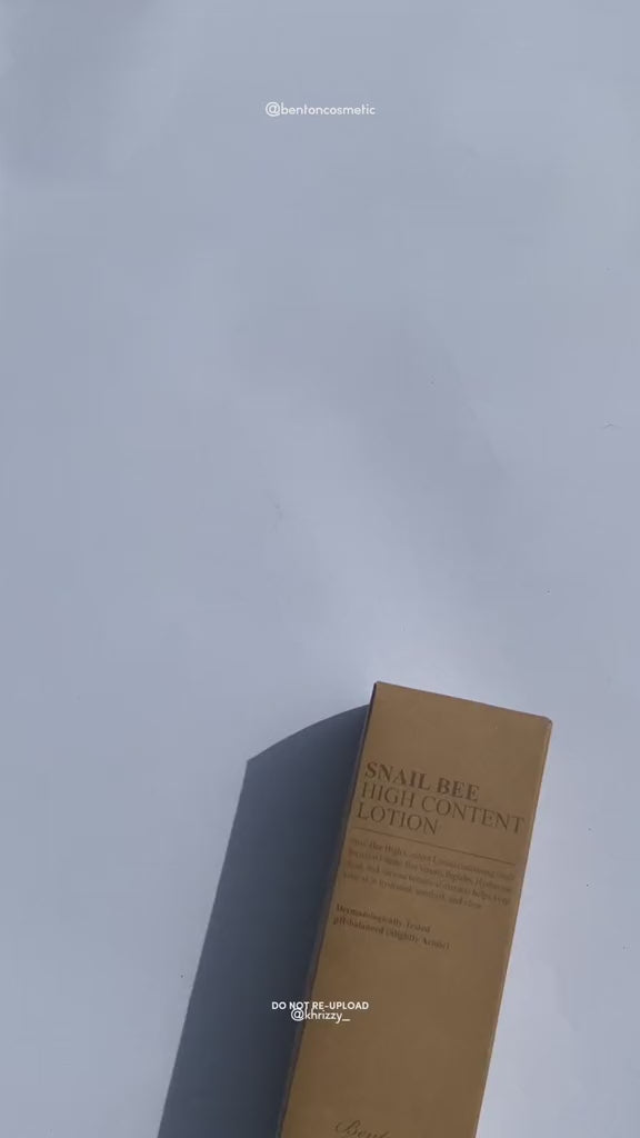 BENTON Snail Bee High Content Lotion - 120ml | بينتون لوشن مستخلص الحلزون - 120 مل