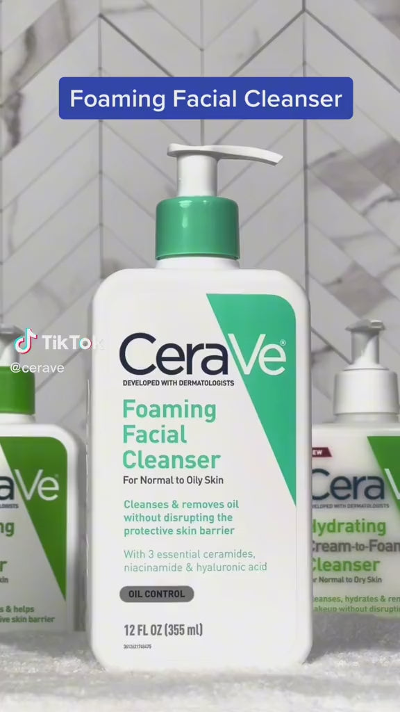 Cerave Foaming Facial Cleanser | سيرافي غسول رغوي