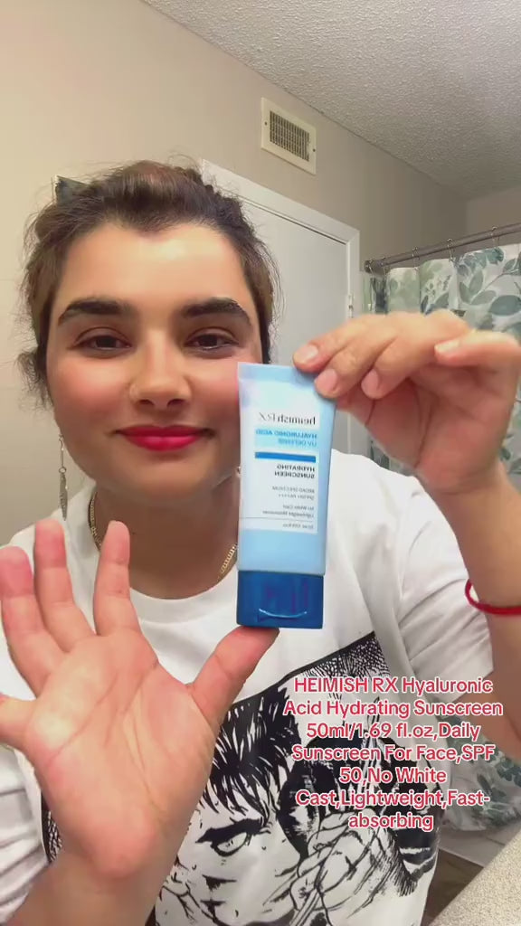 heimish RX Hyaluronic Acid Hydrating Sunscreen SPF50+ PA++++ - 50ml | هيميش واقي شمسي بالهيالورونيك اسيد - 50 مل