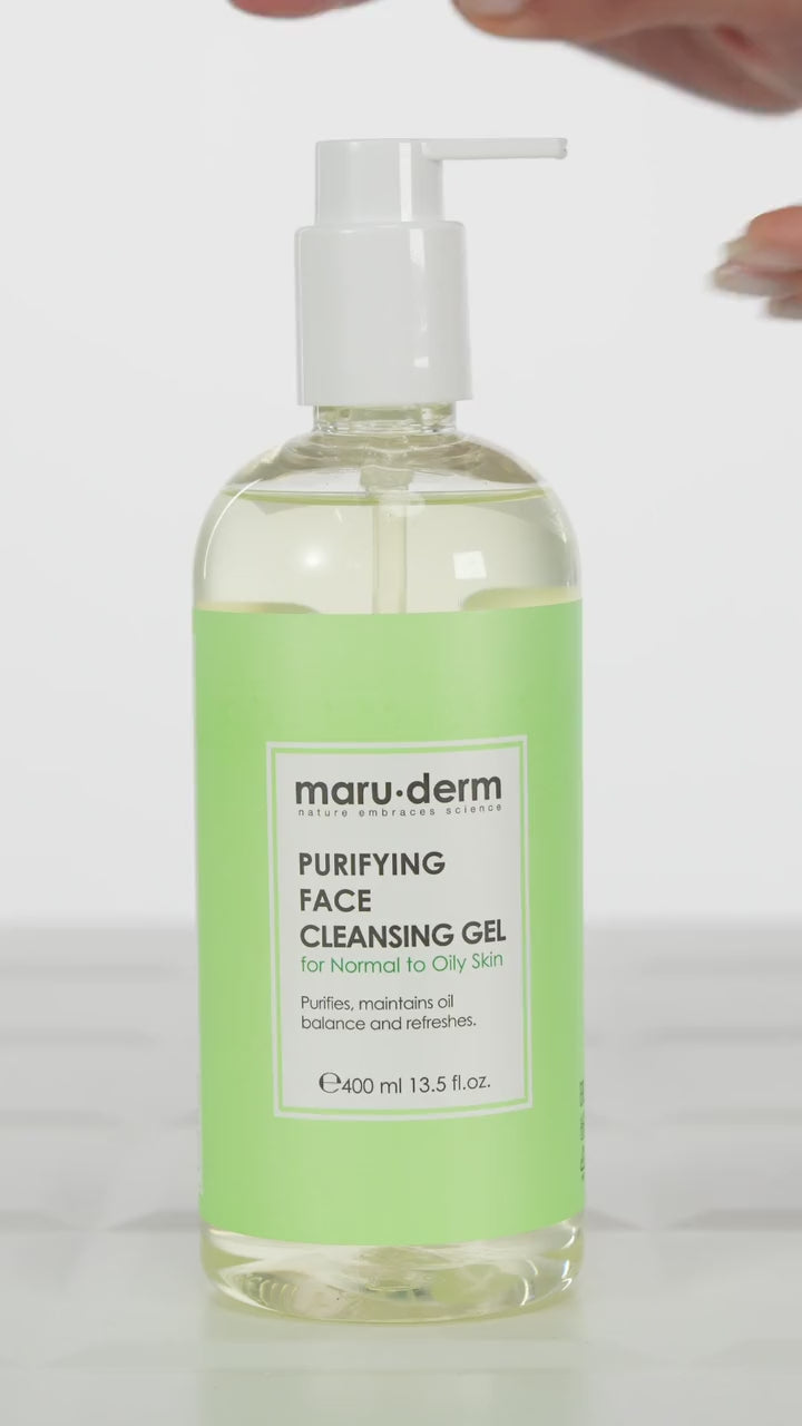 maru.derm purifying face cleansing gel normal to oily skin - 400ml | مارو ديرم غسول جل منقي للبشرة العادية للدهنية - 400 مل