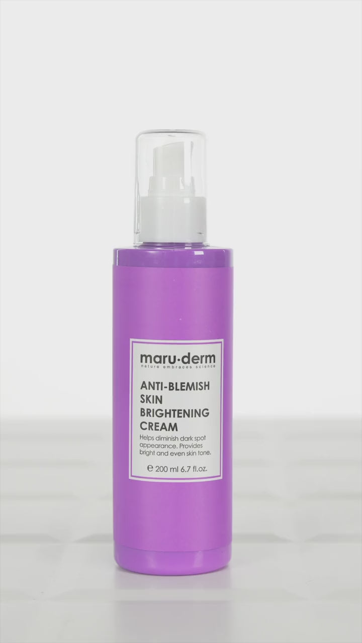 maru.derm Anti-Blemish Skin brightening cream - 200ml | مارو.ديرم كريم للوجه مفتح و مضاد للبقع - 200 مل