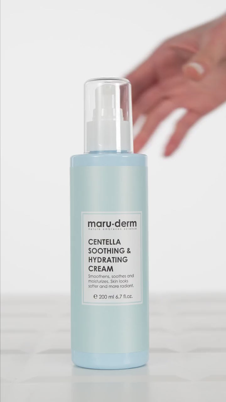 maru.derm Centella Soothing & hydrating cream - 200ml | مارو.ديرم كريم مرطب و مهدئ للبشرة بالسينتيلا - 200 مل