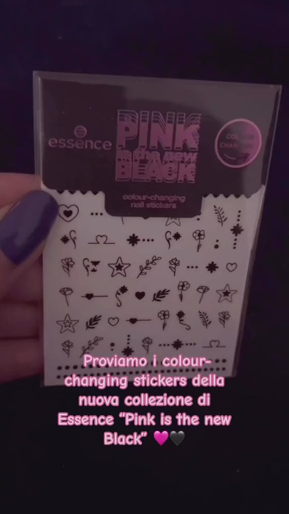 Essence Pink Is The New Black Nail St | ايسنس لُصاقات أظافر مُتغيِّرة اللَّون