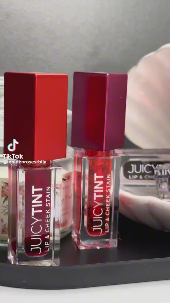Golden Rose Juicy Tint Lip & Cheek Stain - 5.2ml | كولدن روز تنت الشفاه و الخدود 5.2 مل