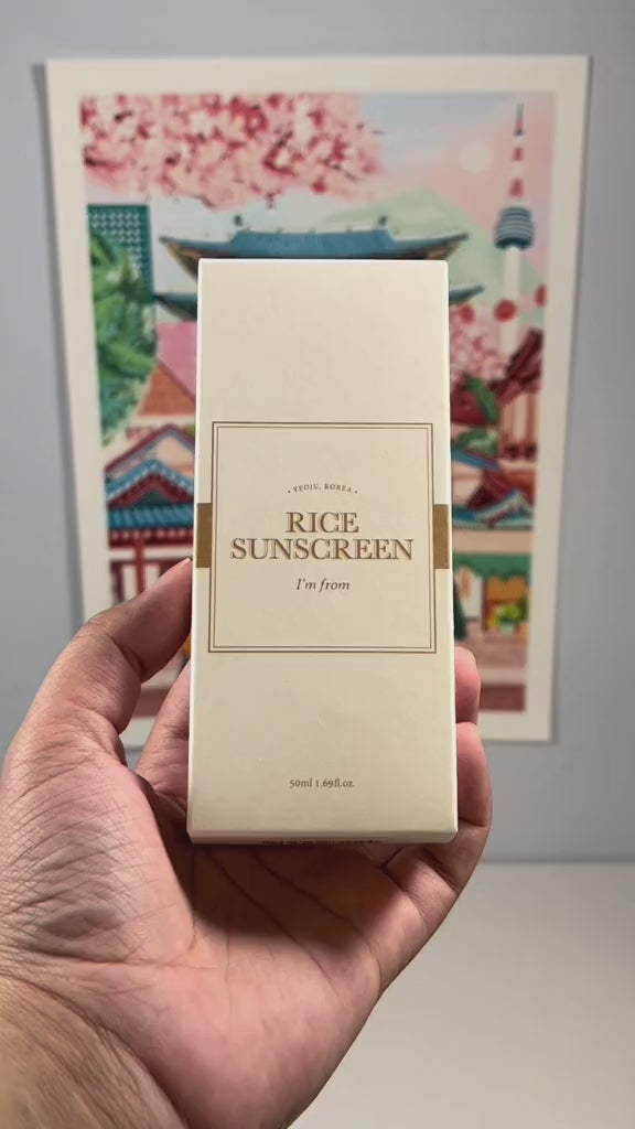 I`m from Rice Sun Screen - 50ml | آم فروم واقي شمسي فيزيائية بمستخلص الأرز - 50 مل