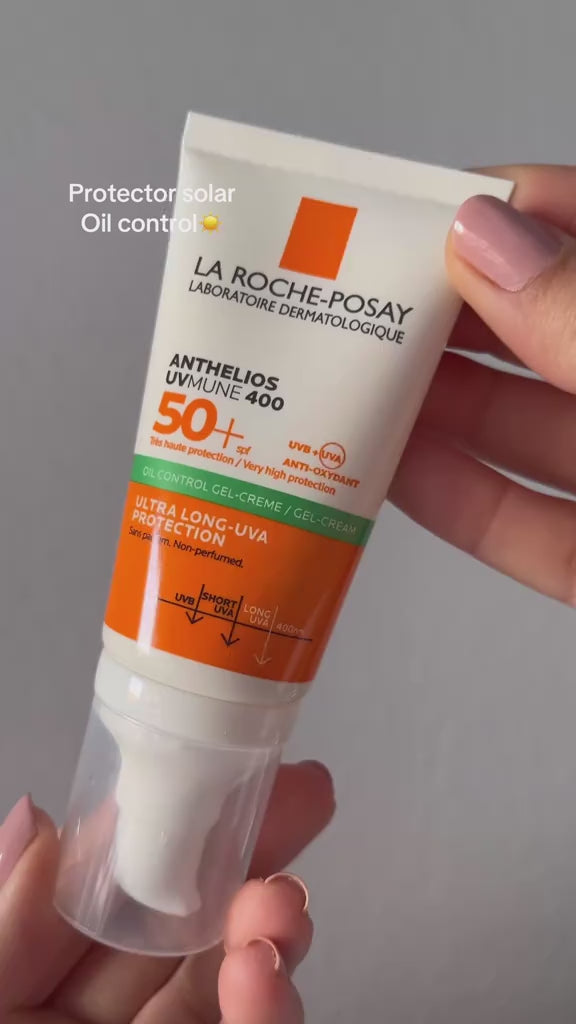LA ROCHE-POSAY Innovation Anthelios Uvmune 400 Oil Control Gel Cream SPF50 - 50ml | لاروش بوزيه واقي شمسي بعامل حماية 50 - 50 مل