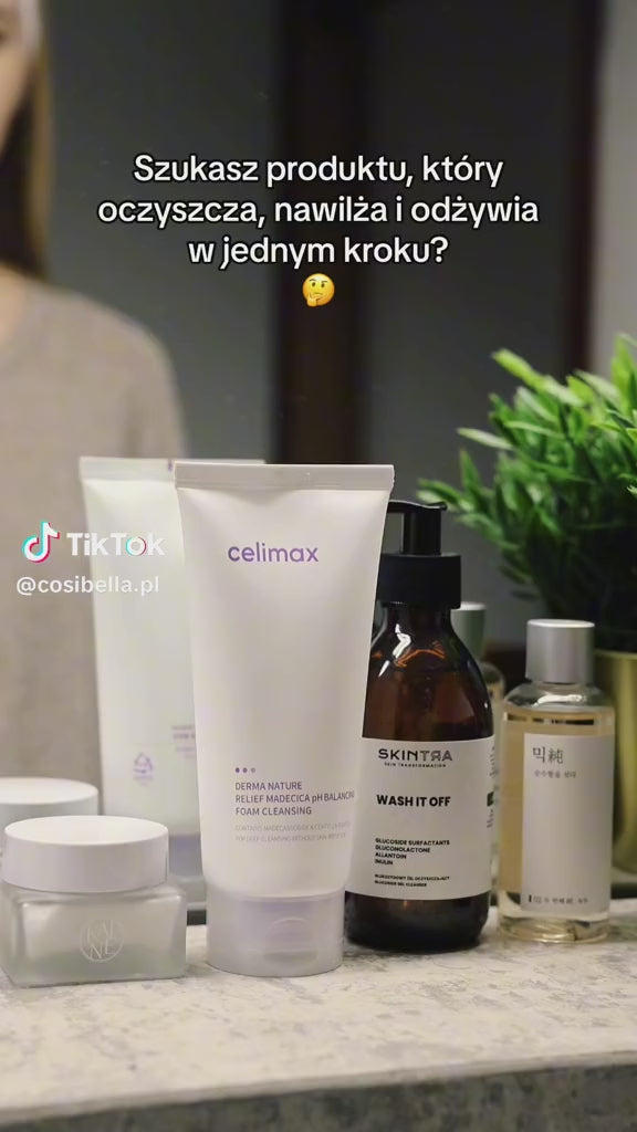 celimax Derma Nature Relief Madecicia pH Balancing Foam Cleansing - 150ml | سيليماكس غسول رغوي مهدئ للبشرة - 150 مل