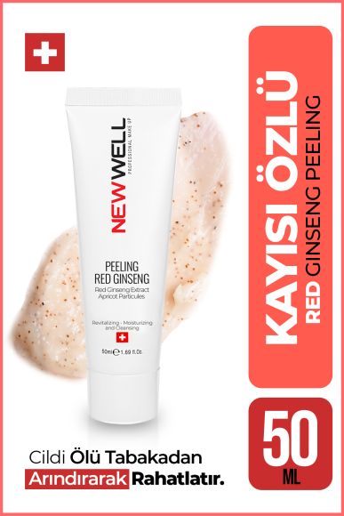 NEW WELL Peeling Red Ginseng - 50ml | نيو ويل مقشر بالجينسنغ الأحمر - 50 مل