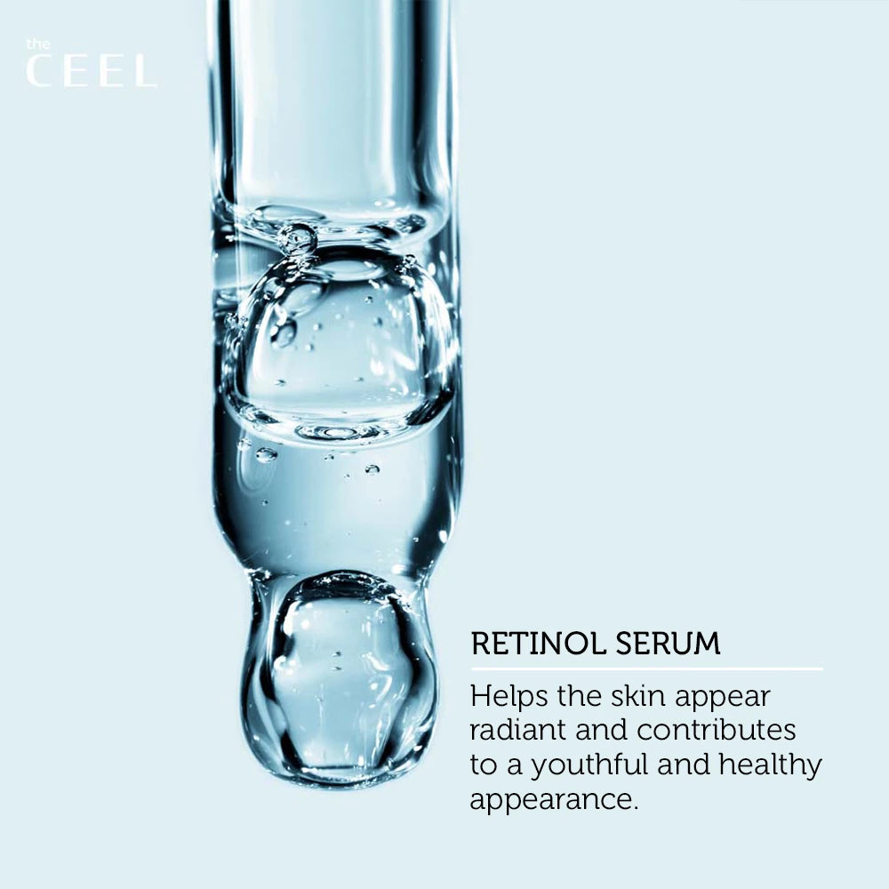 the CEEL Retinol Serum Anti-Wrinkle and Anti-Aging - 30ml | سيل سيروم الريتينول المضاد للتجاعيد - 30 مل