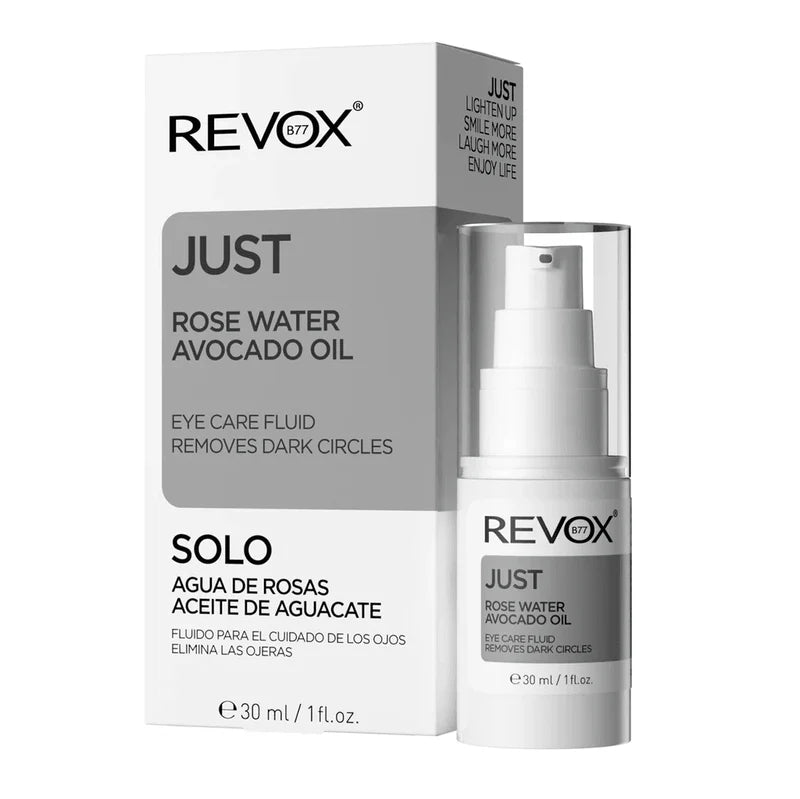 REVOX Just Rose Water Avocoado Oil - 30ml| ريفوكس ماء الورد وزيت الأفوكادو-30 مل
