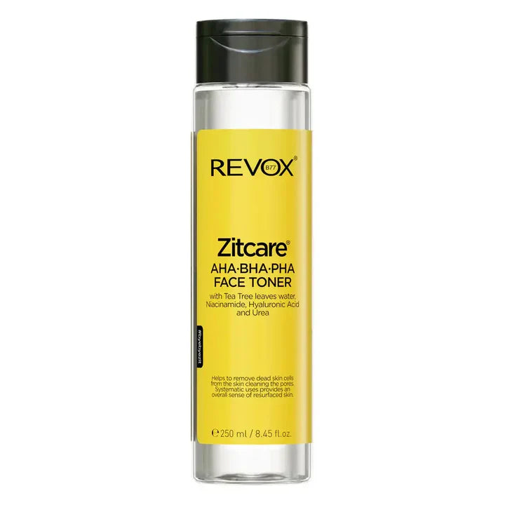 REVOX Zitcare Aha-Bha-Pha Face wash - 250ml | ريفوكس غسول بال aha - bha - pha لمحاربة حبوب البشرة - 250 مل