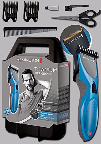 REMINGTON Hair Blue Titanium Hair Clipper Hc335 | ريمنجتون ماكينة حلق الشعر