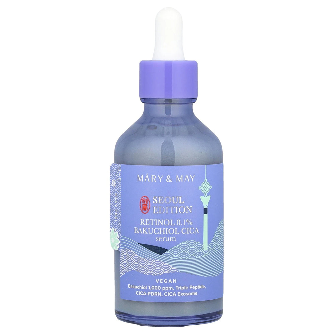 MARY & MAY Retinol 0.1% Bakuchiol Cica Serum - 80ml | ماري اند ماي  سيروم الريتينول 0.1% و الباكشيول و السيكا - 80 مل