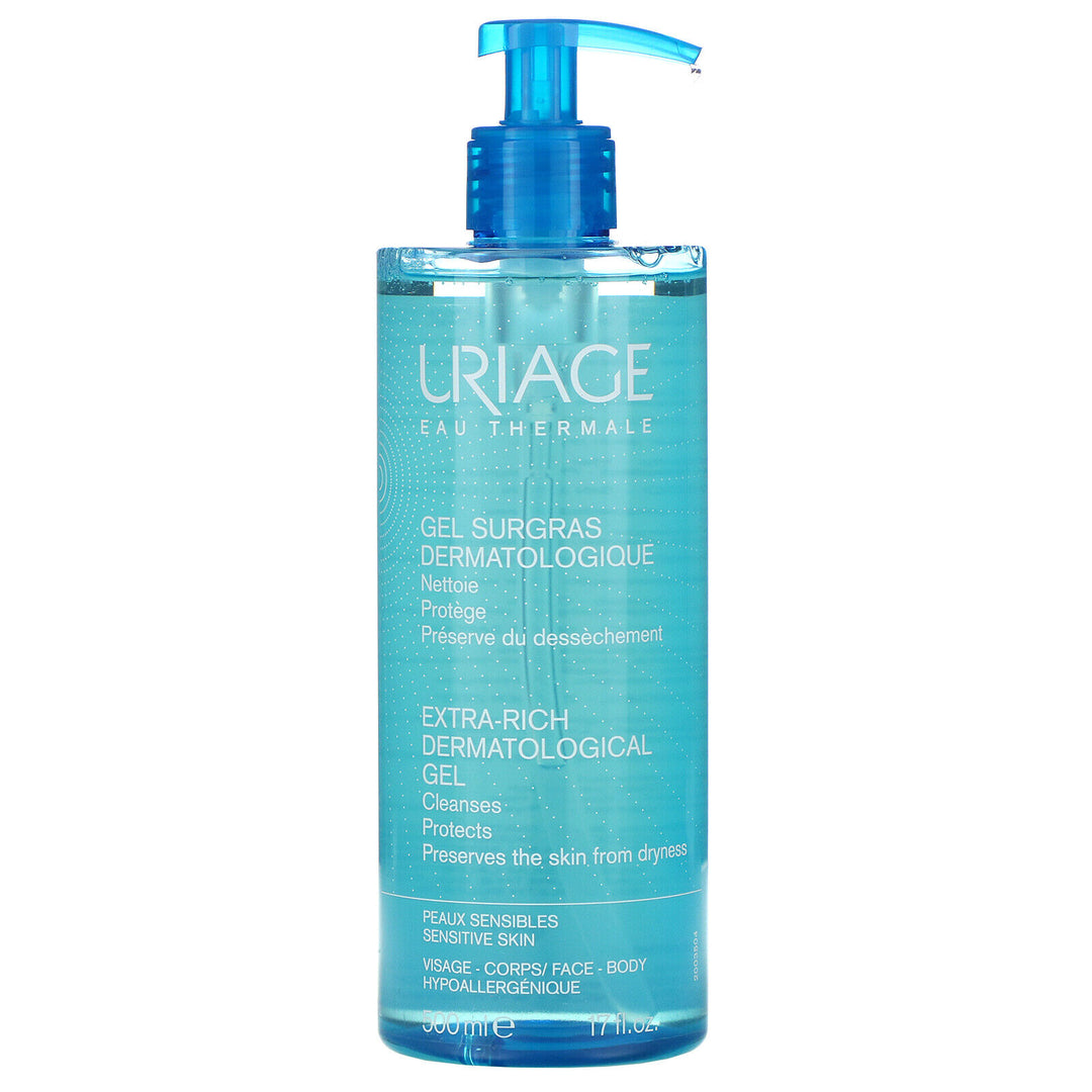 Uriage Extra-Rich Dermatological Gel - 500ml | يورياج غسول جل للتنظيف الجلدي - 500 مل