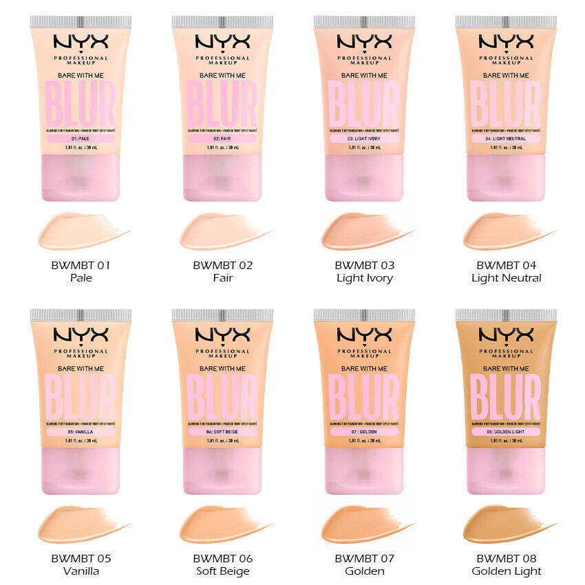 NYX Bare With Me Blur - 30ml| ان واي اكس كريم اساس -30 مل