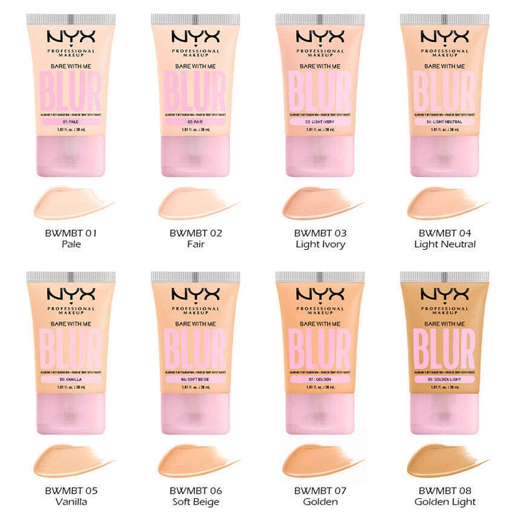 NYX Bare With Me Blur - 30ml| ان واي اكس كريم اساس -30 مل