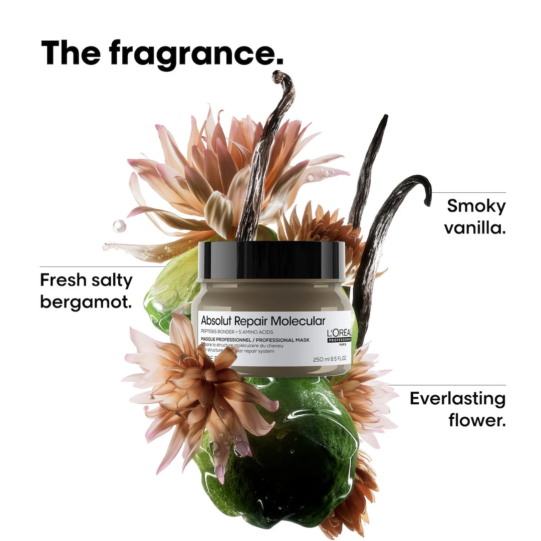 L’Oreal Absolut Repair Molecular professionnel Mask - 250ml | لوريال ماسك لإصلاح الشعر - 250 مل