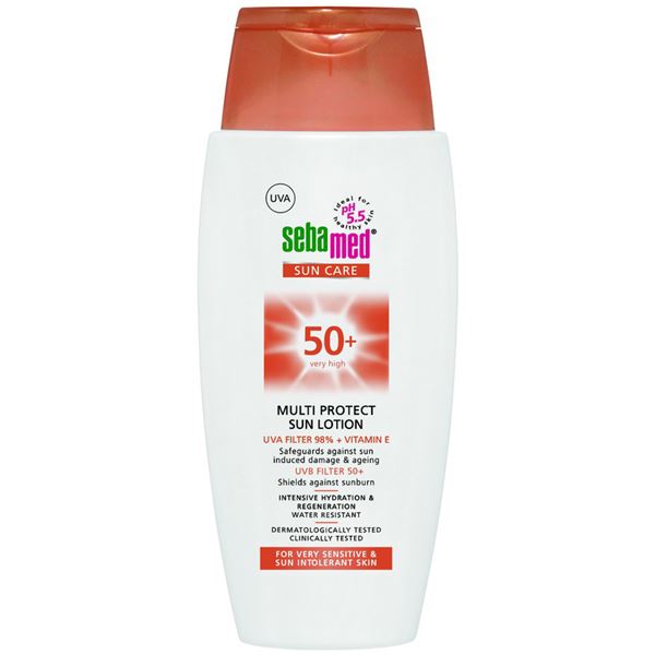 Sebamed Multi Protect Sun Lotion 50+ Very High - 150ml | سيباميد لوشن واقي شمسي بعامل حماية عالي spf50+ - 150 مل