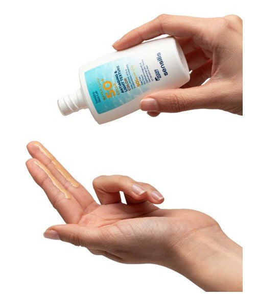 Sensilis Sun Water Fluid 50+ Antiaging & Light Texture - 40ml | سينسيليس واقي شمسي بتركيبة خفيفة ومرطبة - 40 مل