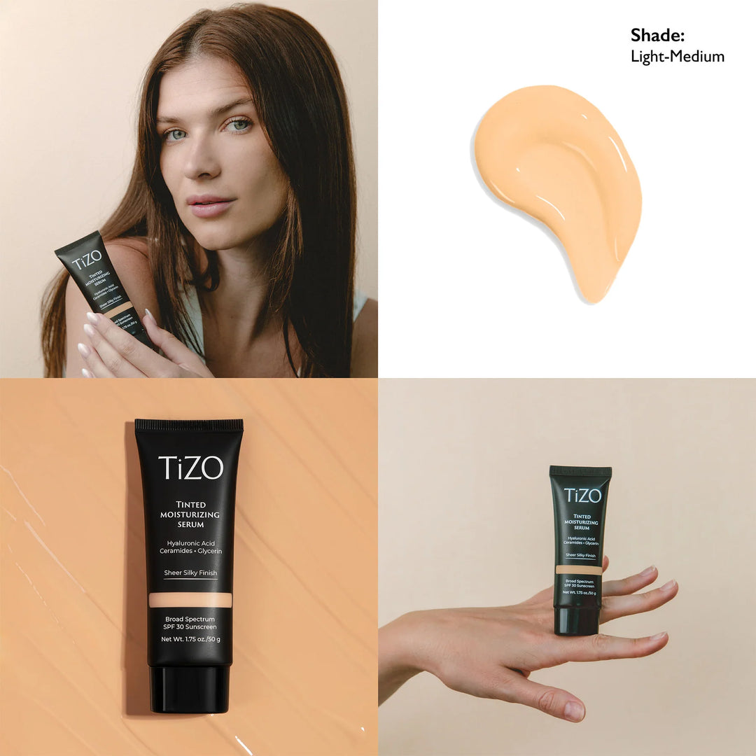 TIZO Tinted Moisturizing Serum Light - 50g | تايزو سيروم مرطب و ملون للوجه - ٥٠ غرام
