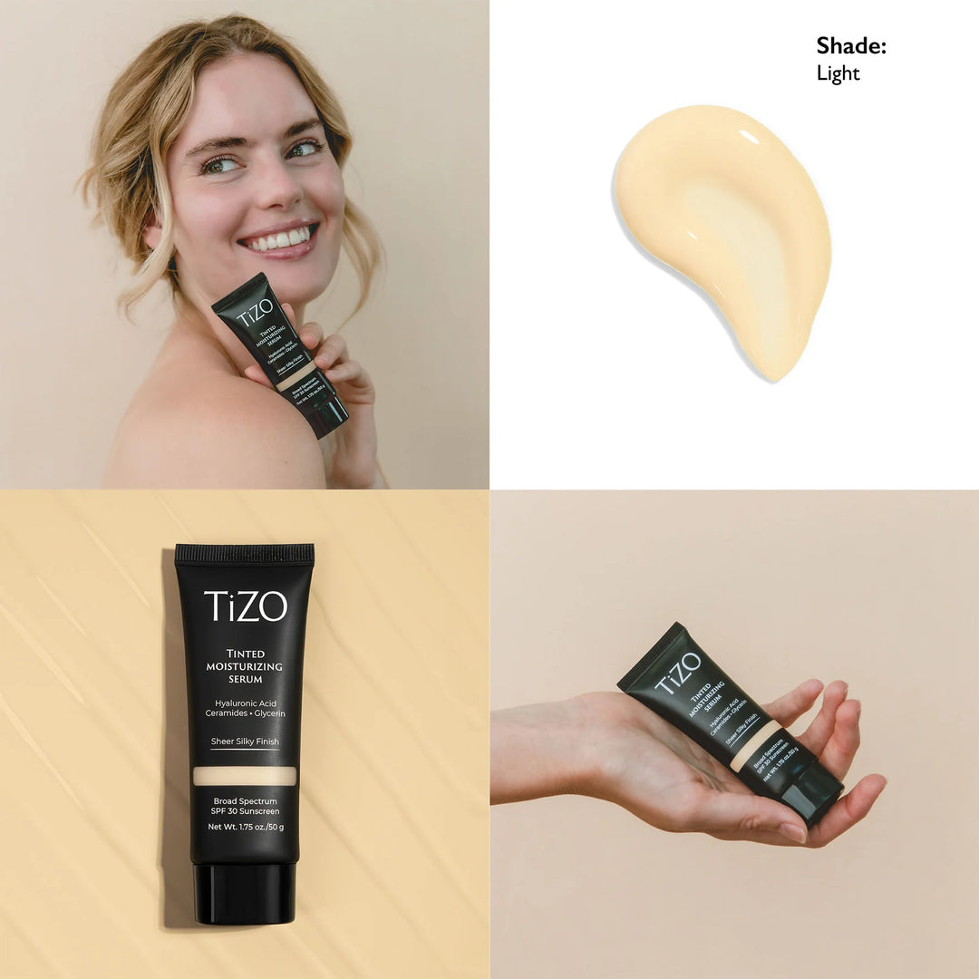 TIZO Tinted Moisturizing Serum Light - 50g | تايزو سيروم مرطب و ملون للوجه - ٥٠ غرام