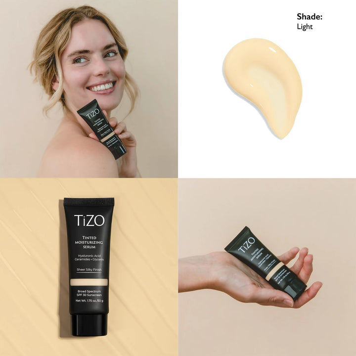 TIZO Tinted Moisturizing Serum Light - 50g | تايزو سيروم مرطب و ملون للوجه - ٥٠ غرام