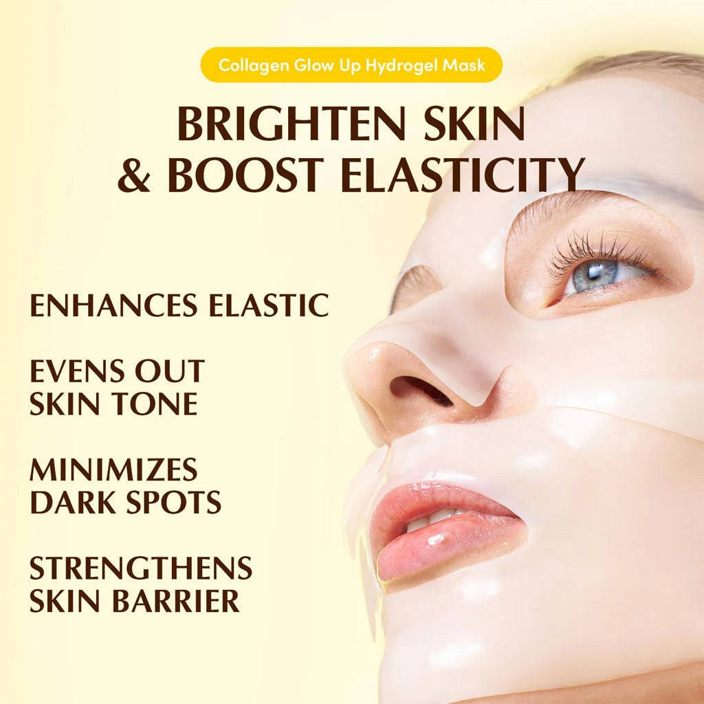EQQUALBERRY Collagen Gloww Up Hydrogel Mask - 30g| ايكوال بيري ماسك الكولاجين المتوهج-30 غرام