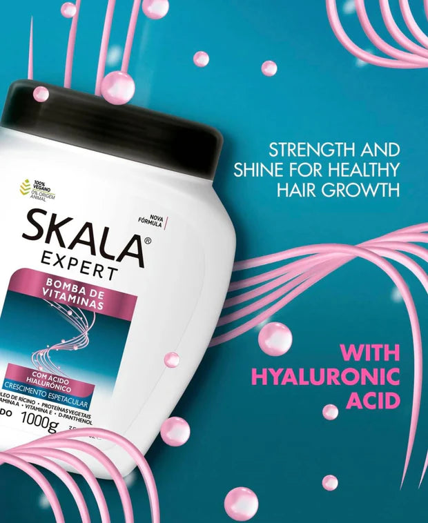 SKALA Expert Bomba Vitaminas - 1000g | سكالا كريم علاج الشعر بتركيبة غنية بالفيتامينات - 1000 غرام