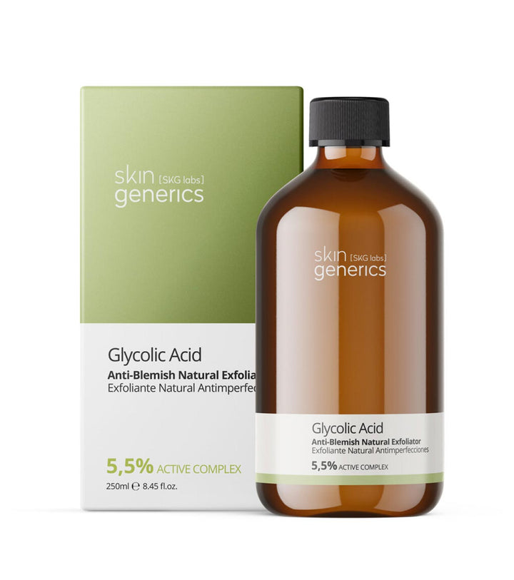 iD Skin Identity Glycolic Acid Anti-Blemish Natural Exfoliator - 250ml | اي دي سكين مقشر كيميائي بالجليكوليك اسيد مضاد للشوائب - 250 مل
