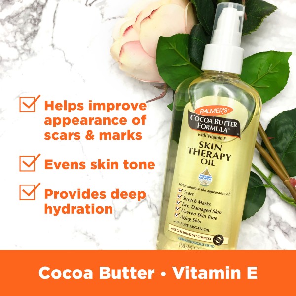 PALMER'S Skin Therapy Oil With Pure Argan Oil - 60ml | بالميرز زيت الجسم بالأرغان - 60 مل