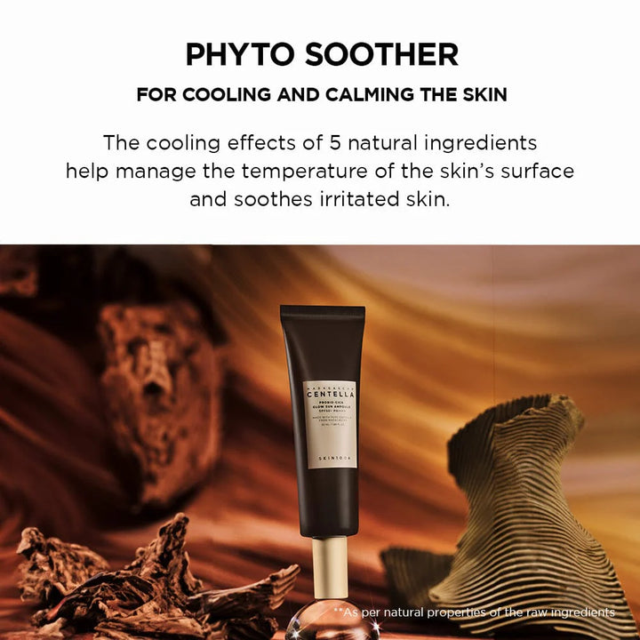SKIN1004 Probio-Cica Glow Sun Ampoule Spf50 - 50ml | سكين1004 كريم واقي شمسي مرمم spf50 - 50 مل