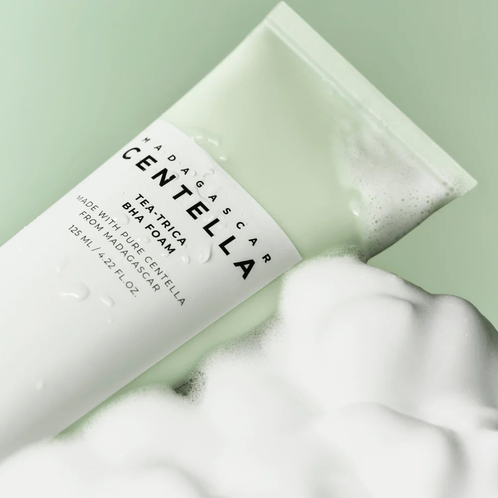 SKIN1004 Tea-Trica Bha Foam - 125ml | سكين1004 غسول رغوي بأحماض ال bha و شجرة الشاي - 125 مل