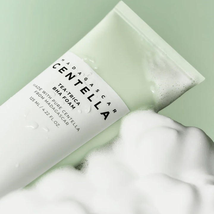 SKIN1004 Tea-Trica Bha Foam - 125ml | سكين1004 غسول رغوي بأحماض ال bha و شجرة الشاي - 125 مل